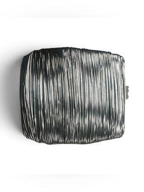 Silver-Tone Women's Wrapped Wire Cuff Bracelet Guitar String?